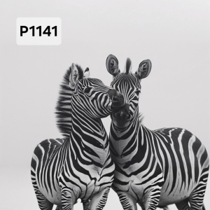 Panel poliester wodoodporny oxford na TORBĘ - ZEBRA  P1141  NA ZAMÓWIENIE