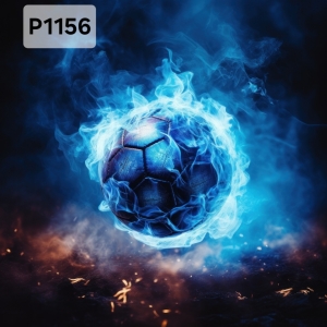 Panel poliester wodoodporny oxford na TORBĘ - PIŁKA NOŻNA  P1156  NA ZAMÓWIENIE