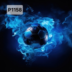 Panel poliester wodoodporny oxford na TORBĘ - PIŁKA NOŻNA  P1158  NA ZAMÓWIENIE