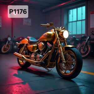 Panel poliester wodoodporny oxford na TORBĘ - MOTOR/MOTOCYKL  P1176  NA ZAMÓWIENIE