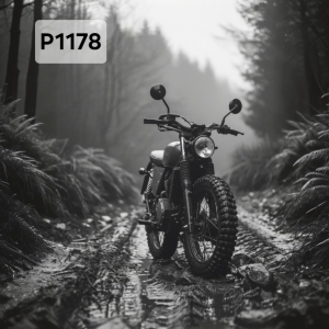 Panel poliester wodoodporny oxford na TORBĘ - MOTOR/MOTOCYKL  P1178  NA ZAMÓWIENIE