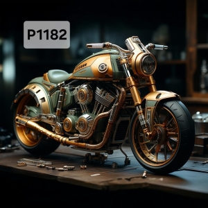 Panel poliester wodoodporny oxford na TORBĘ - MOTOR/MOTOCYKL  P1182  NA ZAMÓWIENIE