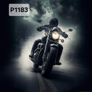 Panel poliester wodoodporny oxford na TORBĘ - MOTOR/MOTOCYKL  P1183  NA ZAMÓWIENIE