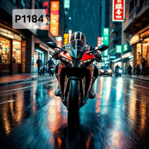 Panel poliester wodoodporny oxford na TORBĘ - MOTOR/MOTOCYKL  P1184  NA ZAMÓWIENIE