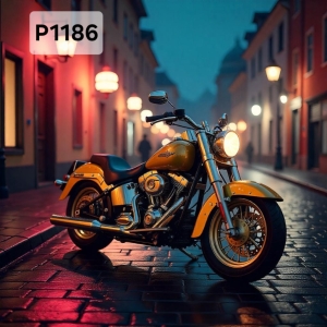 Panel poliester wodoodporny oxford na TORBĘ - MOTOR/MOTOCYKL  P1186  NA ZAMÓWIENIE