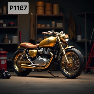 Panel poliester wodoodporny oxford na TORBĘ - MOTOR/MOTOCYKL  P1187  NA ZAMÓWIENIE