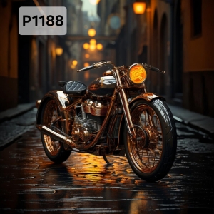 Panel poliester wodoodporny oxford na TORBĘ - MOTOR/MOTOCYKL  P1188  NA ZAMÓWIENIE