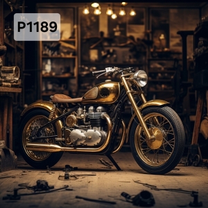 Panel poliester wodoodporny oxford na TORBĘ - MOTOR/MOTOCYKL  P1189  NA ZAMÓWIENI