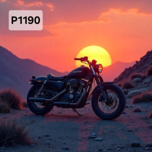 Panel poliester wodoodporny oxford na TORBĘ - MOTOR/MOTOCYKL  P1190  NA ZAMÓWIENI