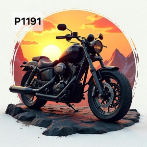 Panel poliester wodoodporny oxford na TORBĘ - MOTOR/MOTOCYKL  P1191  NA ZAMÓWIENI