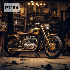 Panel poliester wodoodporny oxford na TORBĘ - MOTOR/MOTOCYKL  P1194  NA ZAMÓWIENI