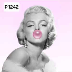 Panel poliester wodoodporny oxford na TORBĘ - KOBIETA MARILYN MONROE P1242  NA ZAMÓWIENIE