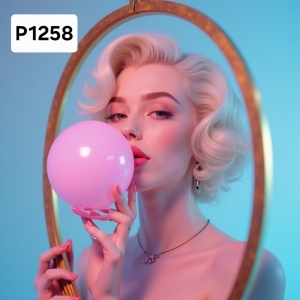 Panel poliester wodoodporny oxford na TORBĘ - DZIEWCZYNA ALA MARLINEP1258  NA ZAMÓWIENIE