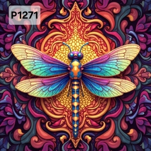 Panel poliester wodoodporny oxford na TORBĘ - WAZKA KOLOROWA P1271  NA ZAMÓWIENIE