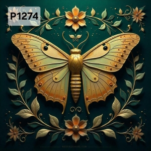 Panel poliester wodoodporny oxford na TORBĘ - CMA W ZIELENI P1274 NA ZAMÓWIENIE