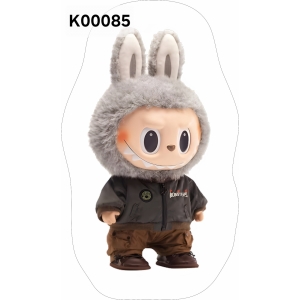 Panel KSZTAŁTKA velvet - LABUBU W SPODNIACH I BLUZIE  K00085