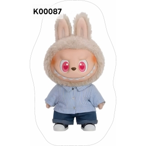 Panel KSZTAŁTKA velvet - LABUBU W KOSZULI K00087