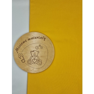 Dresowka pętelka gładka - JASNA MUSZTARDA