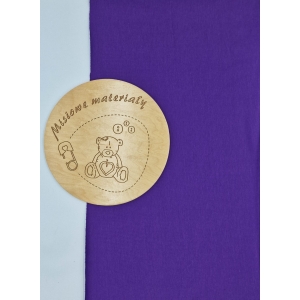 Dresowka pętelka gładka - CIEMNY FIOLET