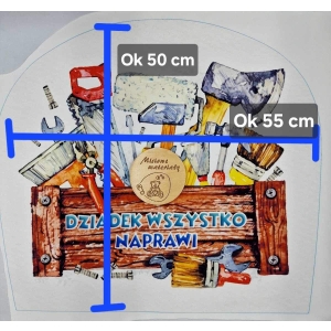 Panel na poduszkę - DZIEŃ DZIADKA - SKRZYNIA NARZĘDZI NR 3