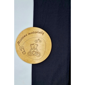 Dresowka pętelka gładka - CZARNY