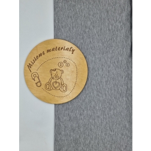 Dresowka pętelka gładka - SZARY MELANZ