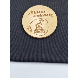 Ściągacz gruby prążek - CZARNY