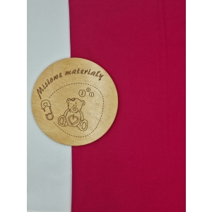 Dresowka pętelka gładka -FUKSJA