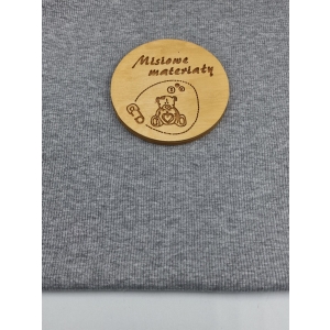 Ściągacz gruby prążek - SZARY MELANZ