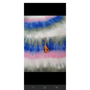 Wiskoza ombre - NIEBIESKA