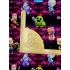 Dresówka pętelka nadruk cyfrowy - BRAWL STARS FUKSJA