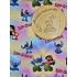 Dresówka pętelka  nadruk cyfrowy - LILO I STITCH PASTELOWY