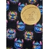 Singiel jersey cyfrowy z elastanem- STITCH NA CZARNYM KOLOROWE KLEKSY